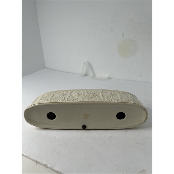 Lenox Judaic Collection Menorah Candleholder Candle Centerpiece Ivory & Gold EUC